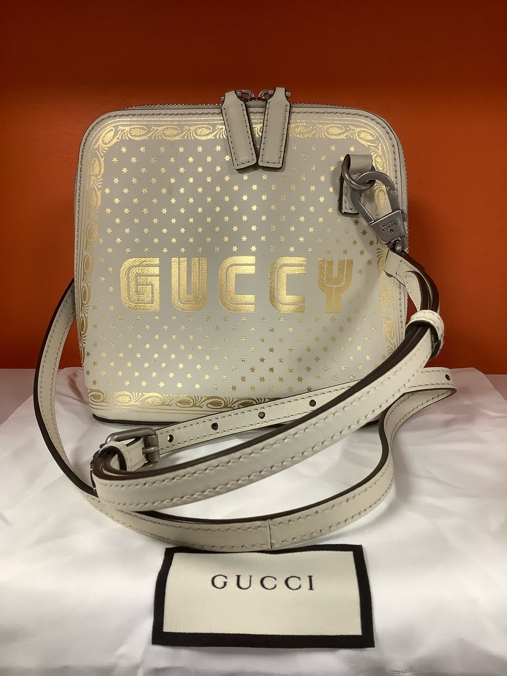 Gucci x Saga GUCCY Stars Small Dome Bag
